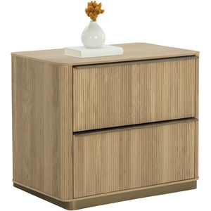 Kalla 28 X 24.25 inch Rustic Oak Night Stand